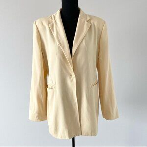 Vintage Jax  Wool Blend Long Length Blazer